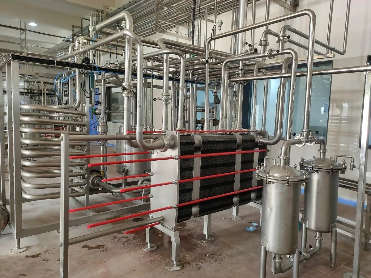 SS Piping inside plant